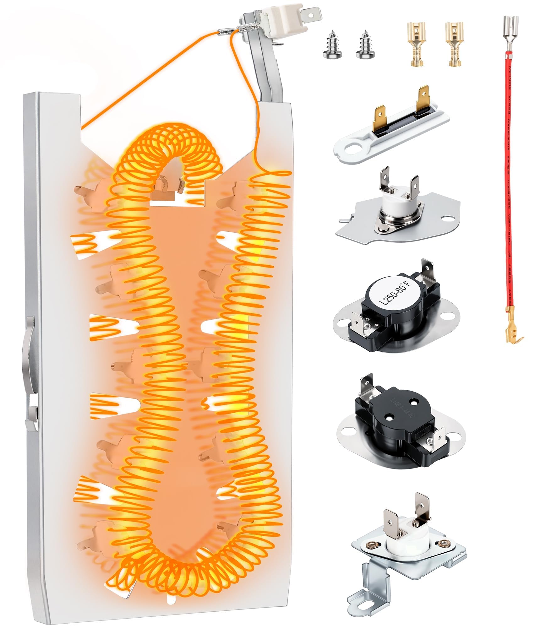 W11344457 WP3387747 - Kit de elementos calefactores para secadora