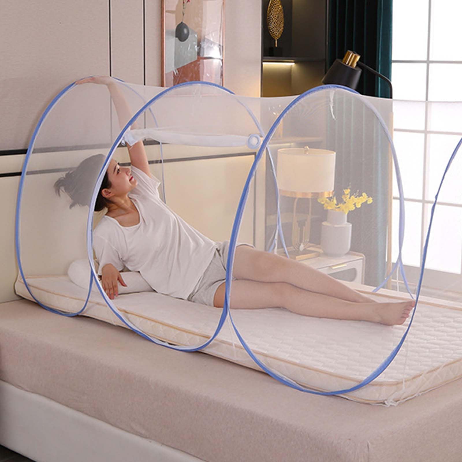 zanzarierapieghevole,190*90*90cmZanzariera da viaggio,Zanzariera da Campeggio,zanzariera per letto singolo,zanzariera portatile pieghevole,Zanzariera Pop Up,Per viaggi,campeggio,uso domestico,ecc.