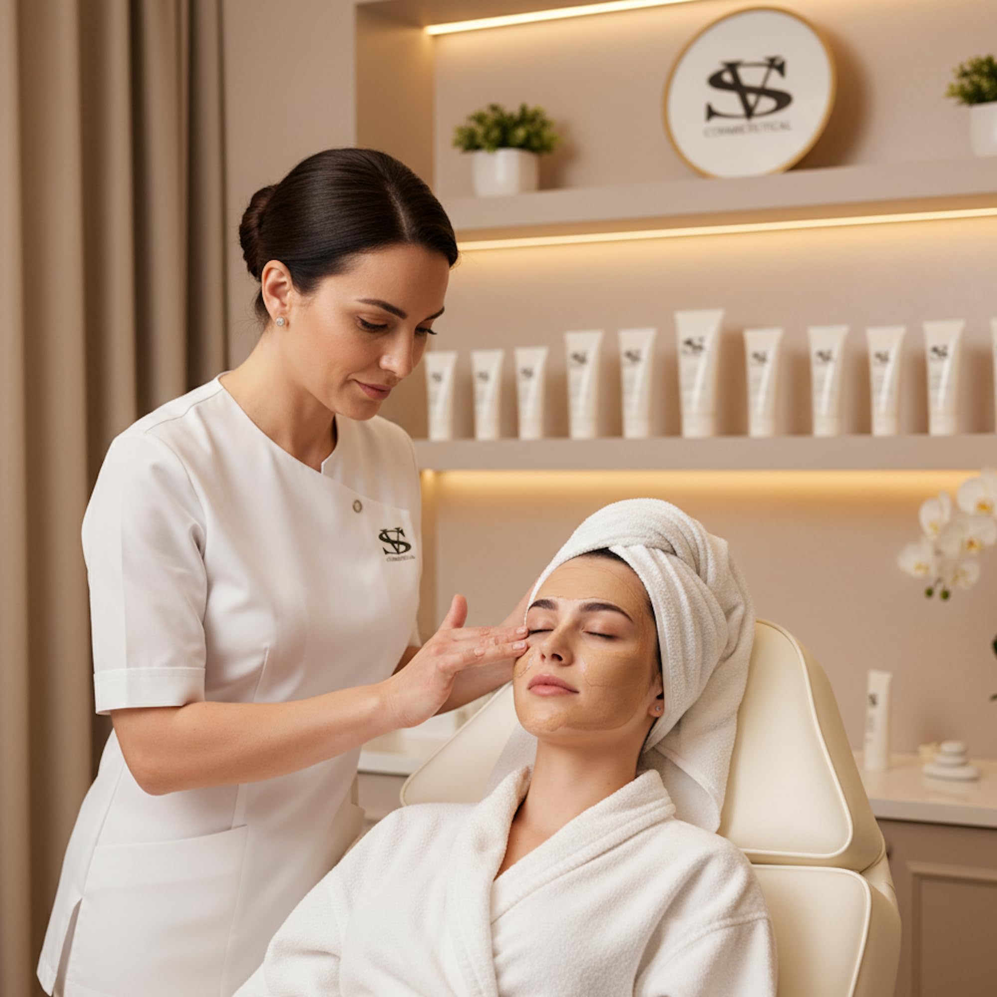 Seev Cosmeceutical Maska Biała | Kwas Kogiczny i Kwas Azelainowy Wysoce Rozjaśniający Reguluje Produkcji Sebo Plamy i Tłustej Skóry 50 ml