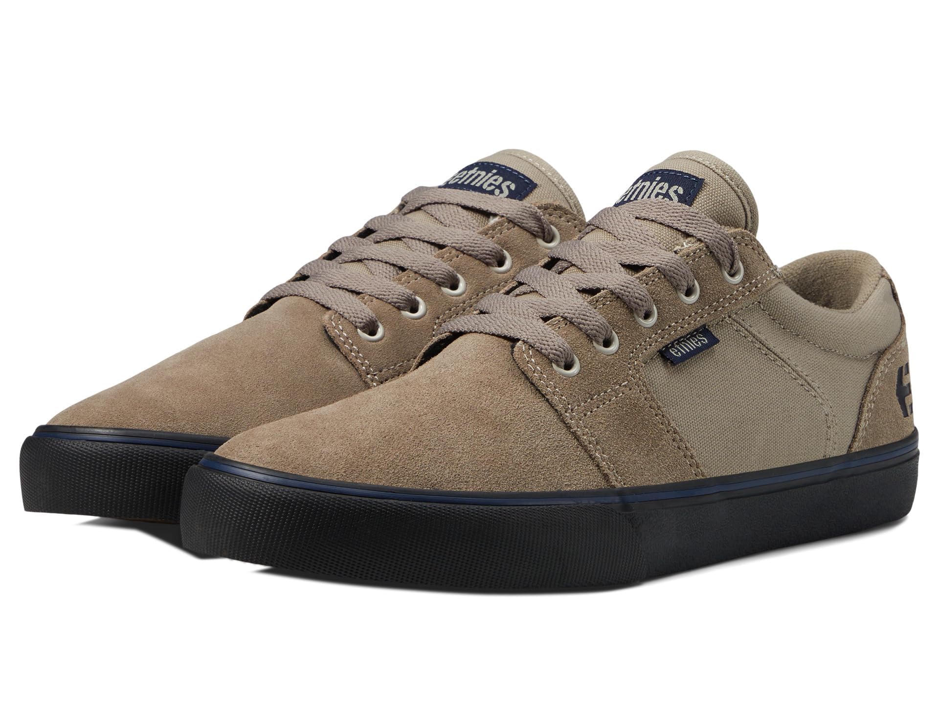 Etnies Barge LS – Classic Skate Look, Slim Vulcanized Silhoutte, Hefty Armored Collar, Reinforced Vulc