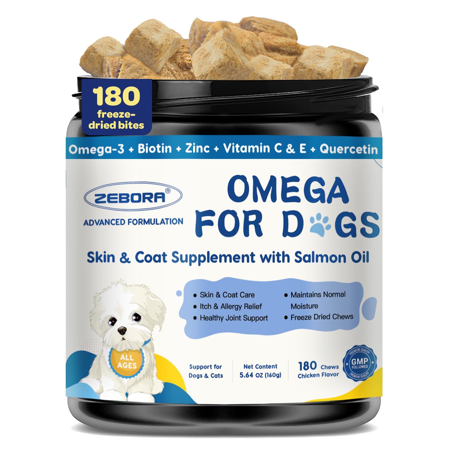 ZEBORA Salmon Oil for Dogs