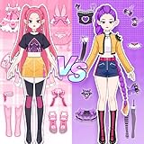 Left or Right: Fashion Anime Dress Up Challenge - Build Queen Outfits Battle Girl Makeup Game