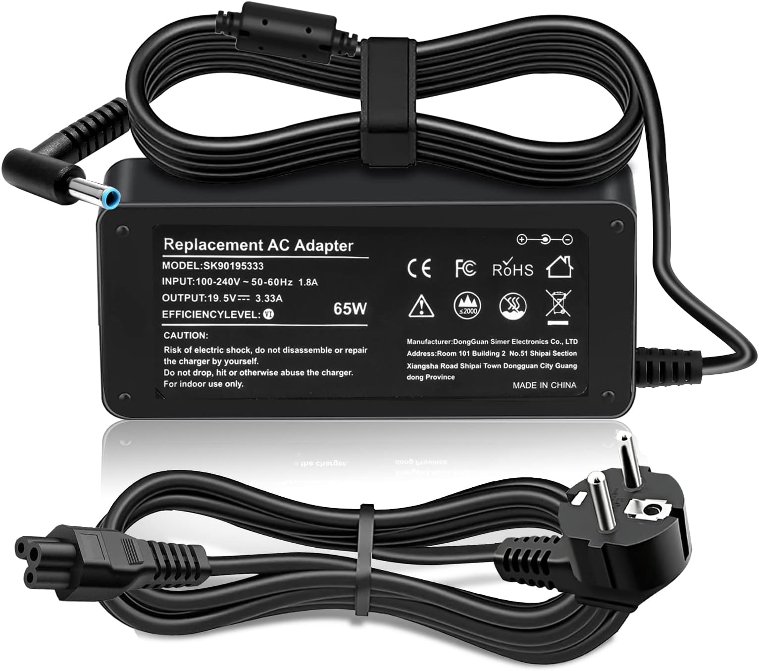 HP Laptop Ladekabel 65W Ladegerät Netzteil für HP X360 Chromebook ...