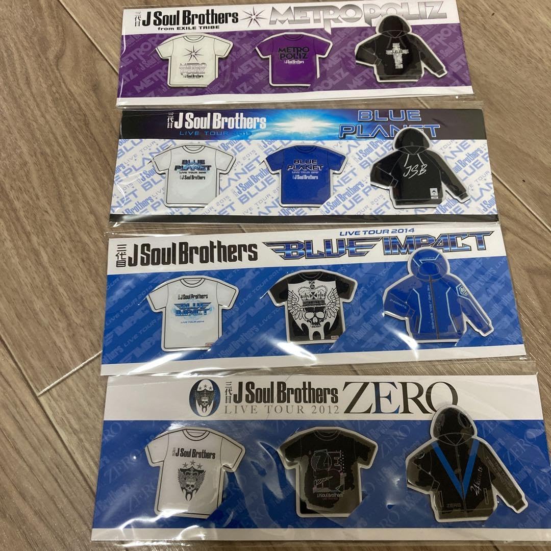 コメント必須！三代目JSB マグネット 三代目JSB ローソン一番くじ シングルジャケット マグネット 8個