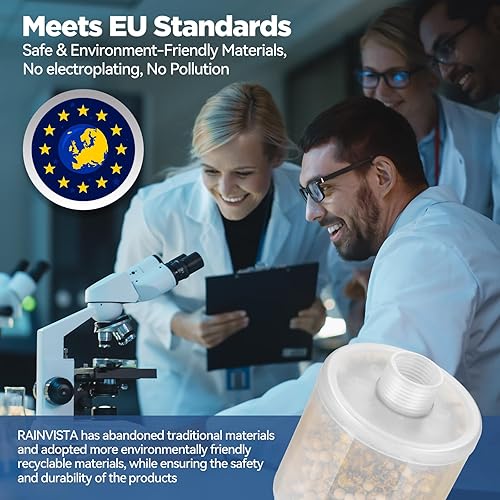 Miniatura 7 de Filtro de ducha de alto rendimiento para agua dura, diseño patentado, suavizante de agua para eliminar el cloro y el fluoruro, filtro universal de