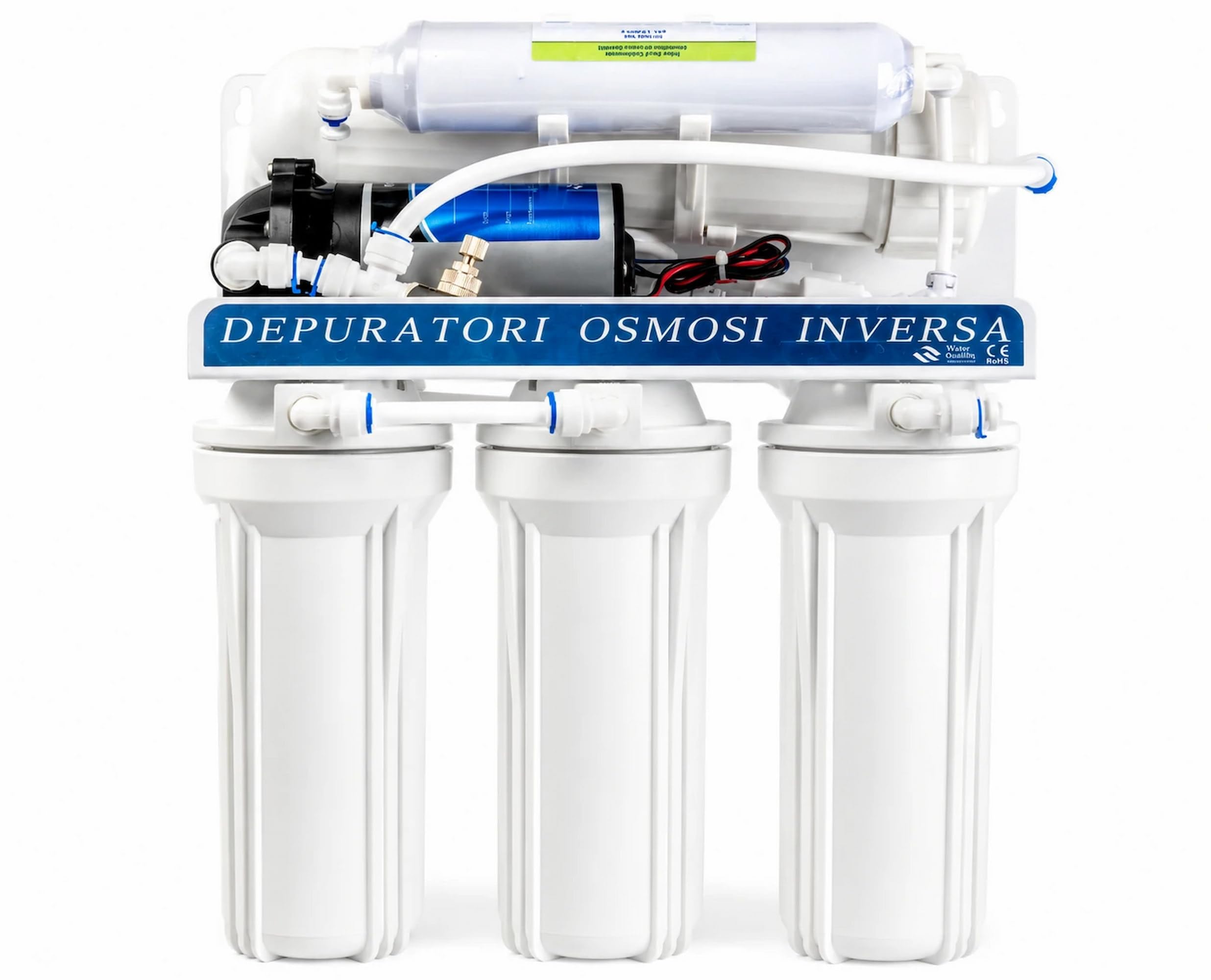 Depuratore Acqua Osmosi Inversa 400 Galloni | DC-RO4005 Purificatore domestico filtro acqua potabile dal rubinetto di casa