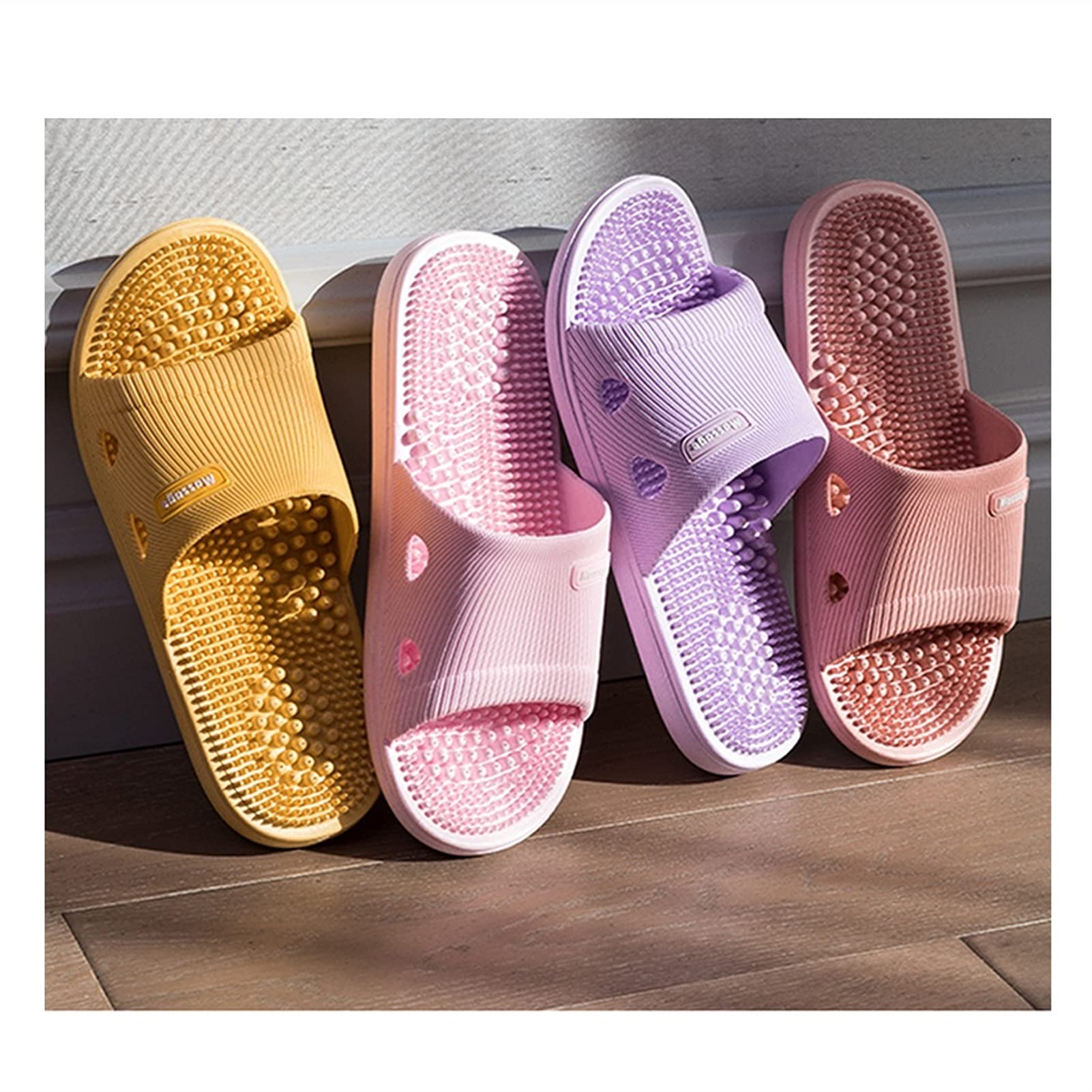 Zapatillas de Hombre, Zapatillas de Verano para Mujer, Zapatillas de Verano para Mujer, Zapatillas de baño, Ducha, SPA, acupresión, reflexología.