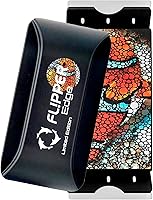 Vista 9 de FLIPPER EDGE Limpiador magnético estándar 2 en 1 para tanques de vidrio y acrílico de hasta 1/2 pulgada (0.472 in) de grosor, diseño de doble hoja