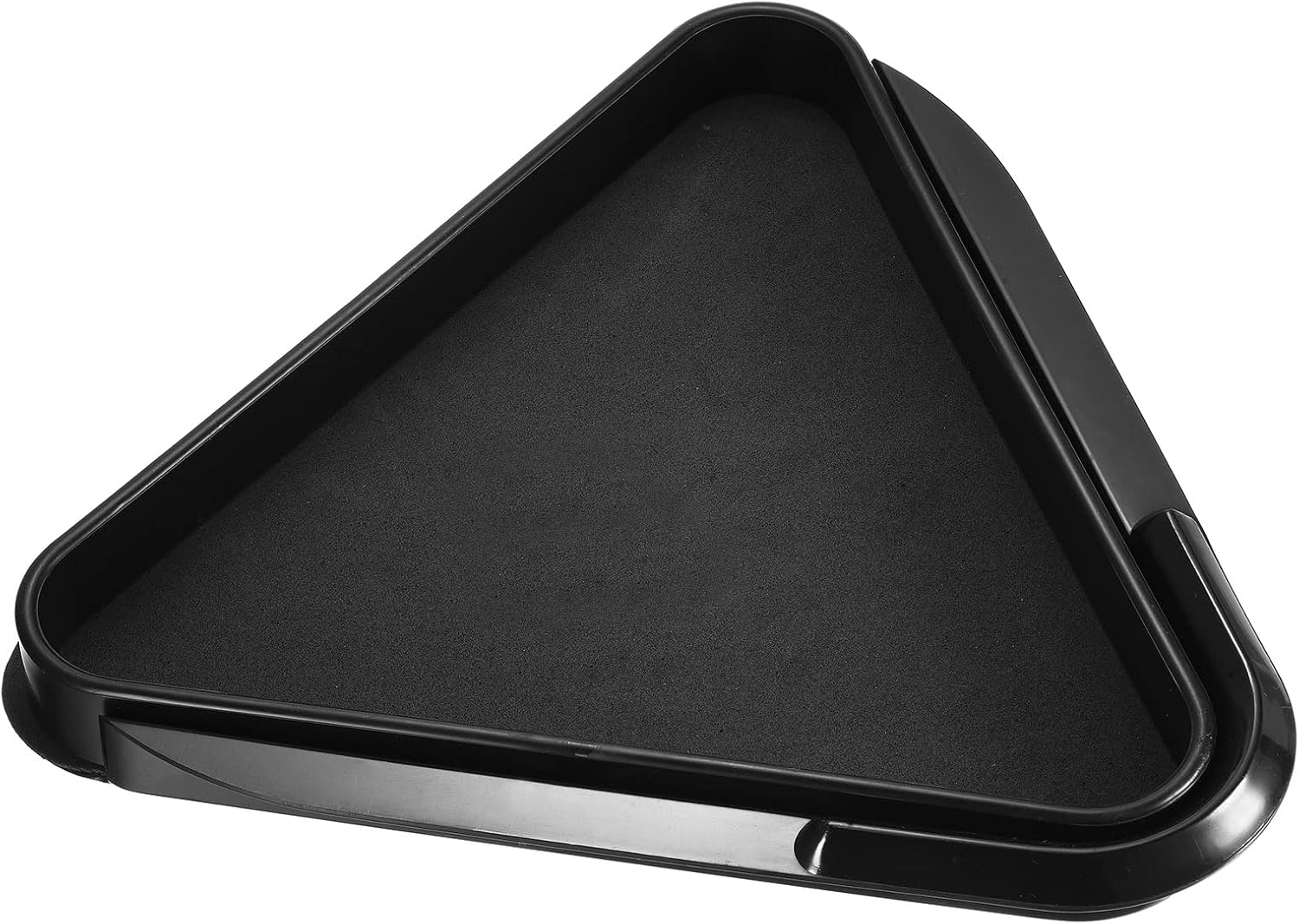 PATIKIL Billiard Ball Triangle Rack, Plastic Snooker Pool Ball Rack Holder Pool Ball Racks for Billiard Pool Table, Black