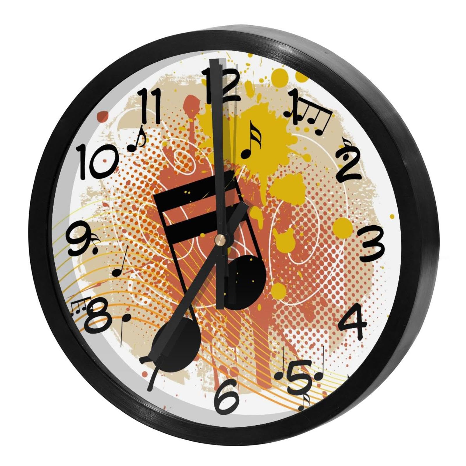 Horloge murale silencieuse sans tic-tac à quartz ronde pour bureau