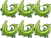 Vista 37 de 9 Pcs Zebra Elephant Jungle Safari Balloons Foil Helium Monkey Lion Zebra Giraffe Leopard Crocodile Bee Fox Shaped Animal Balloons for Wildlife