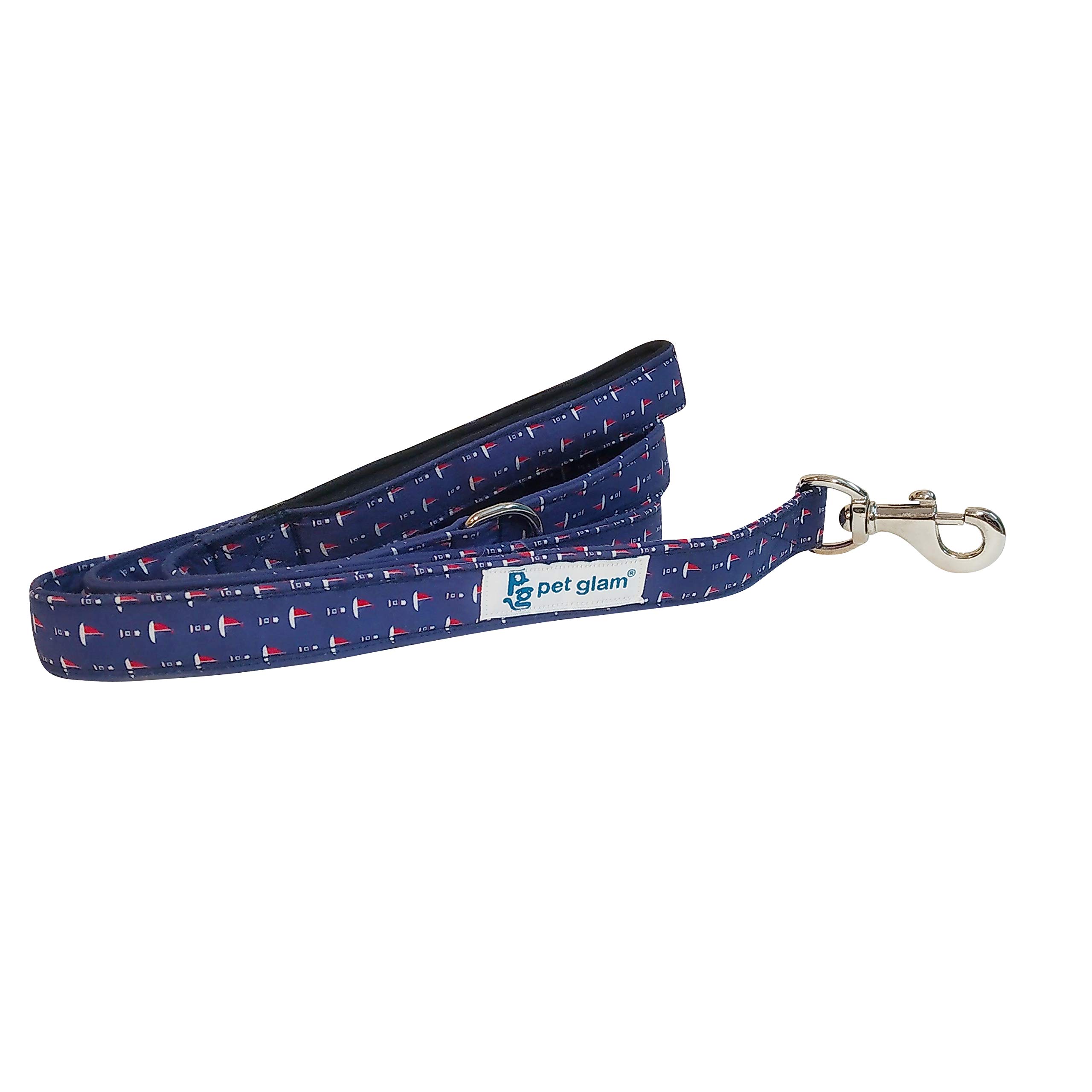 Pet Glam Dog Leash Hudson Bay with Padded Handle- Heavy Duty Hardware Comfortable Fabrics for Dog Walks and Leash Training-5 Ft Long 1 inch Wide (B08PPWX72Z) Amazon Price History, Amazon Price Tracker