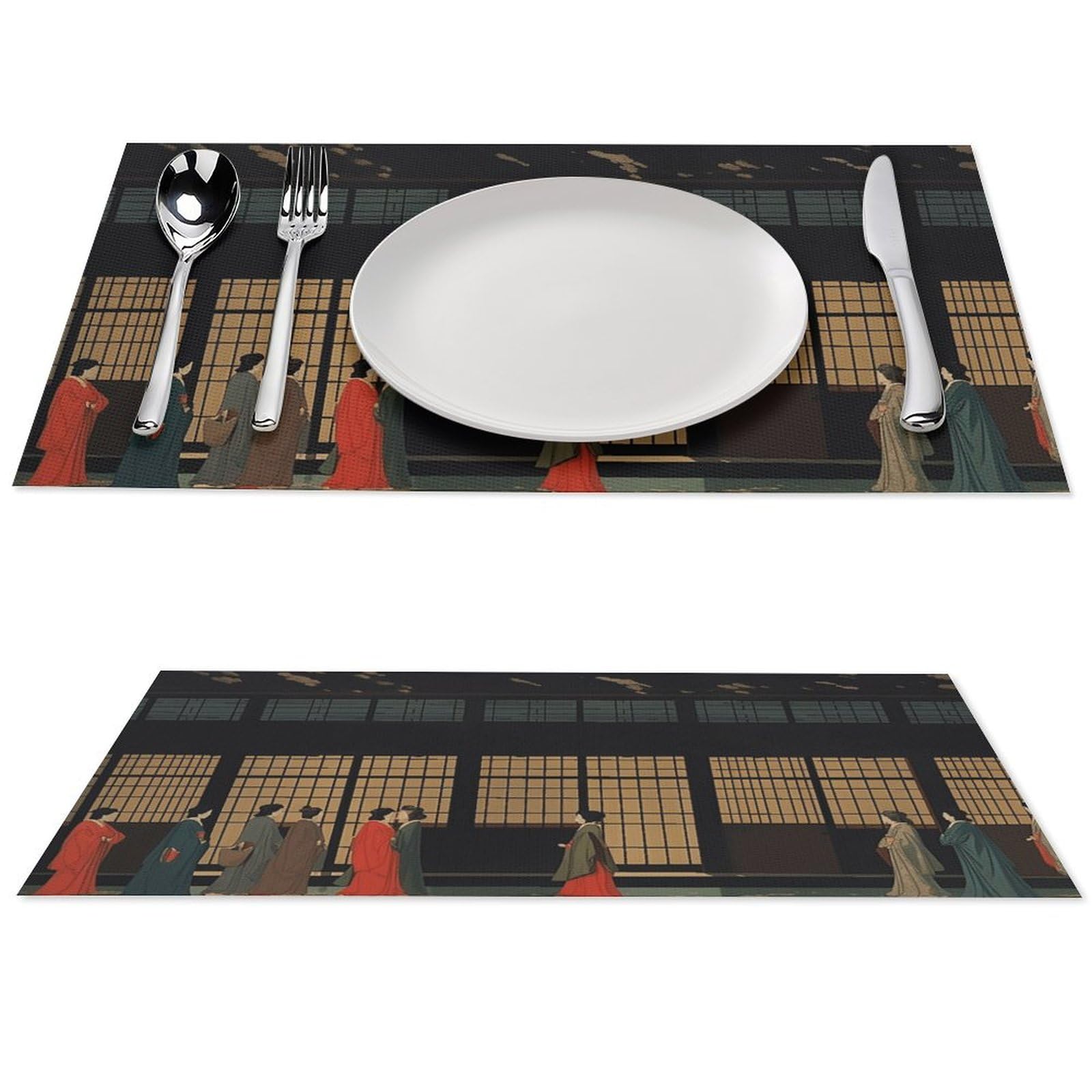Sets de table faciles à nettoyer pour table salle à manger