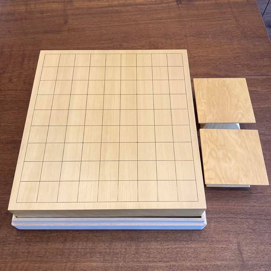 【国産　本榧　２寸卓上碁盤　柾目②】 国産 本榧 2寸卓上碁盤 柾目】 国産本榧卓上碁盤 2寸（ハギ盤