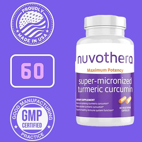 Miniatura 6 de Curcumina de cúrcuma súper micronizada 120 cápsulas (500 mg), suministro para 2 meses