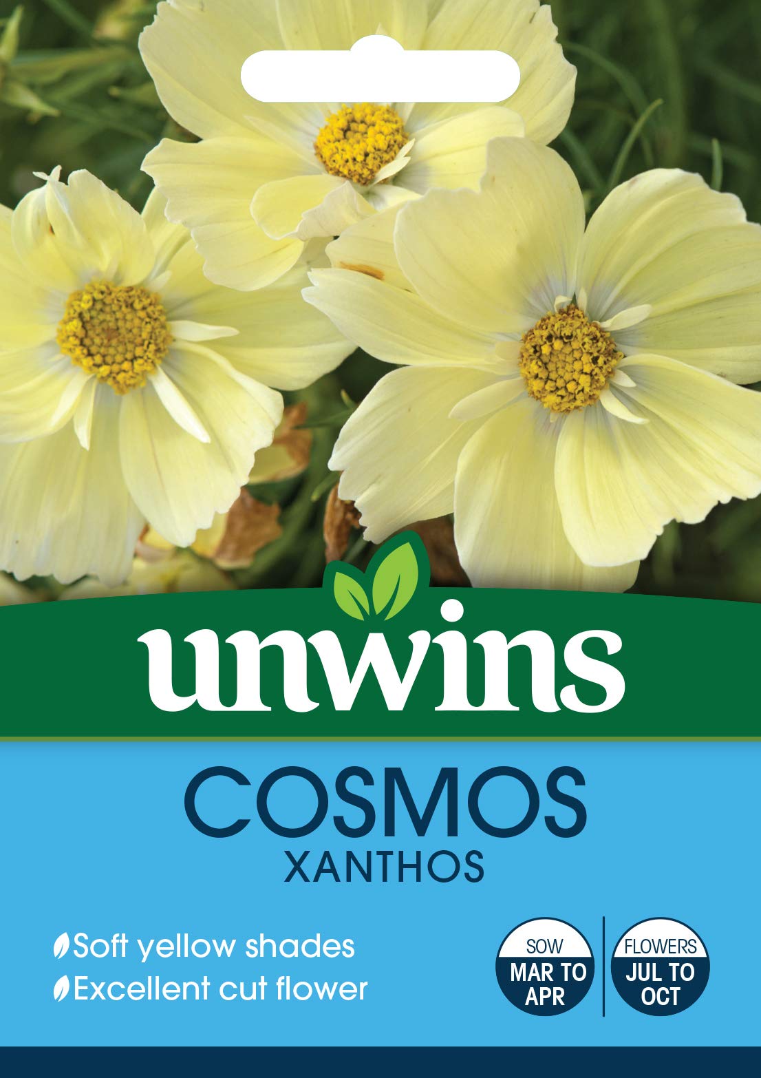Unwins 30210672 Cosmos Xanthos Seeds, Clear