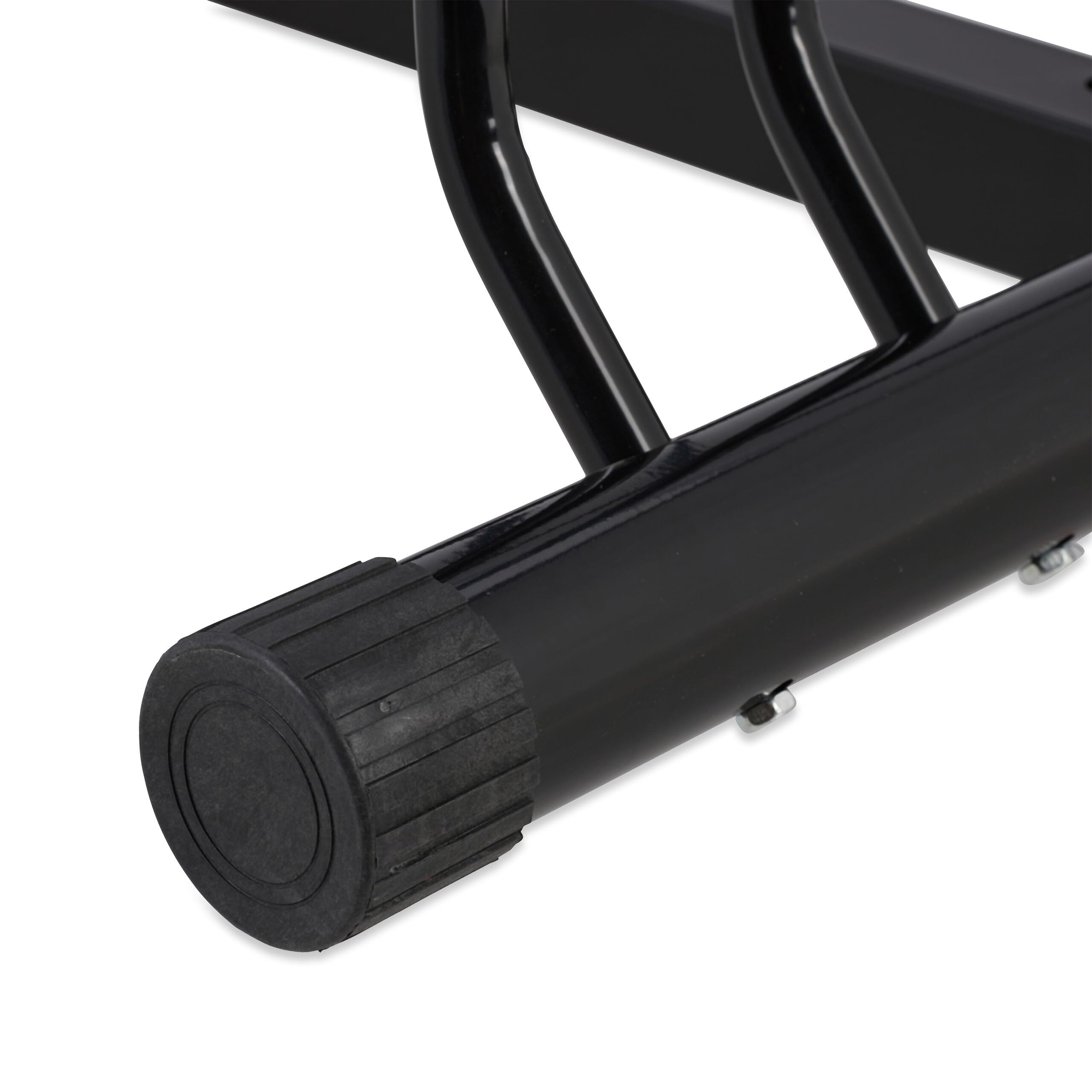 Relaxdays Soporte Bicicletas para Interior, para 2 Bicis, Neumáticos hasta 60 mm, Acero, 57 x 60,5 x 55 cm, Negro