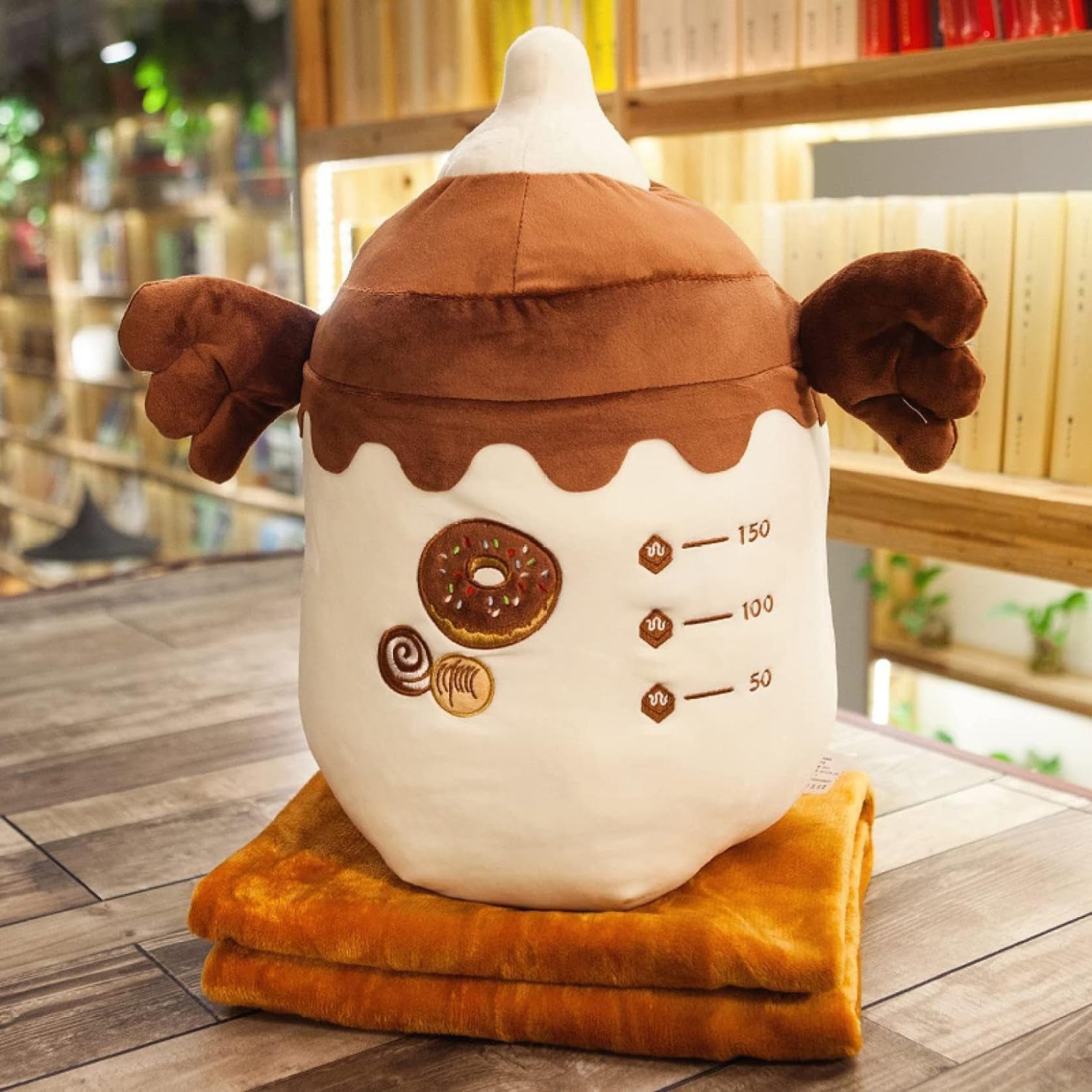 Amazon｜ブランケット 両用 抱き枕 フランネル かわいい ぬいぐるみ