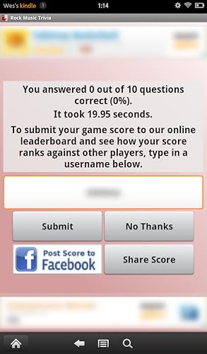 Rock Music Trivia – vue 4