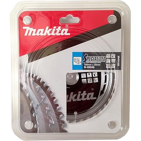 Makita B Cordless Circular Saw Blade 165mm X 40 Teeth mm Amazon Co Uk Diy Tools
