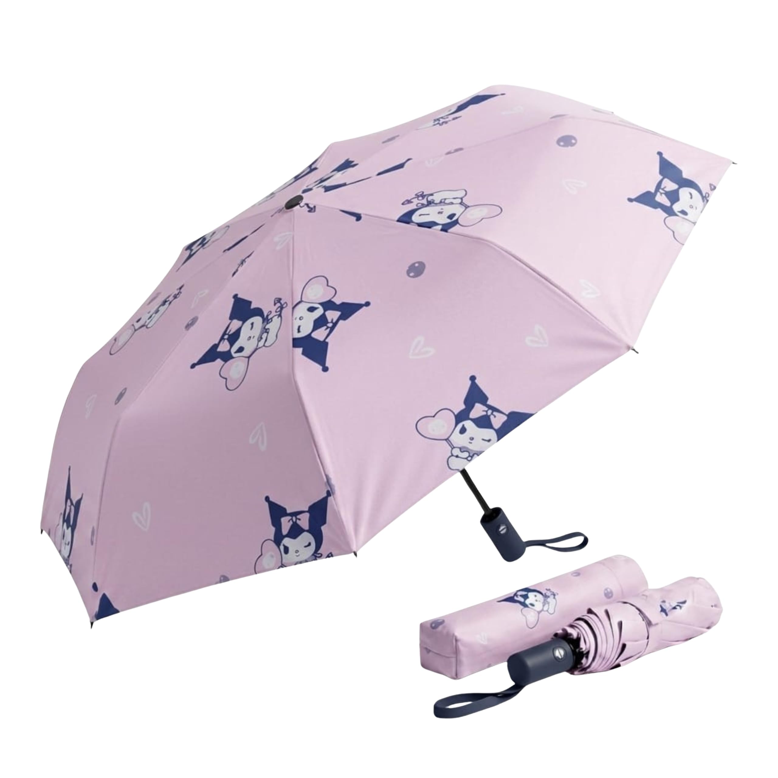Cartoon Umbrella Auto Open-Close, 3 Fold Automatic Umbrella for Rain & Sun Protection, Digital Print Windproof, UV Coated Foldable Travel for Kids, Women & Men-image-41