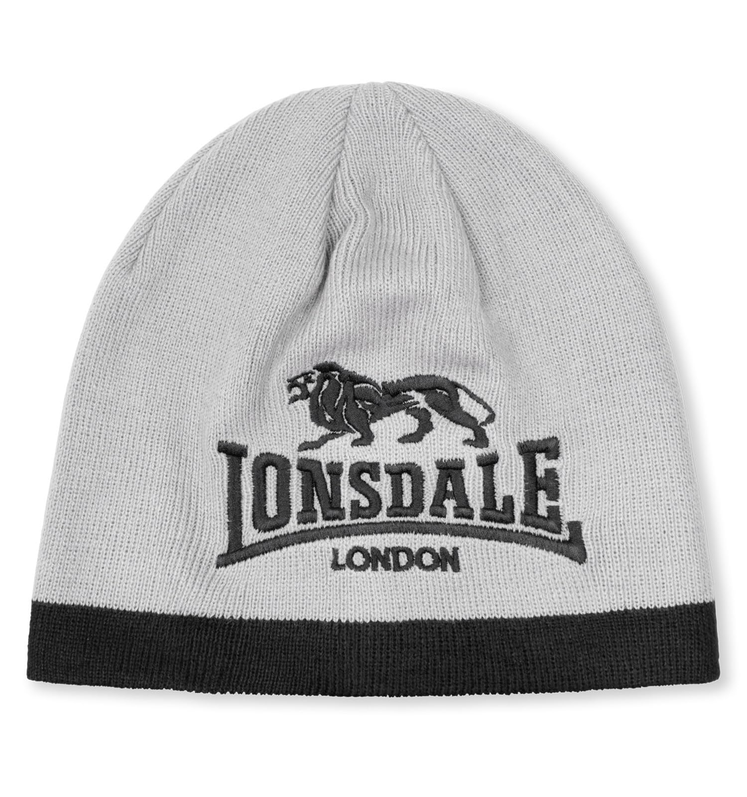 Lonsdale LEVEDALE Hat, Grey/black, One Size