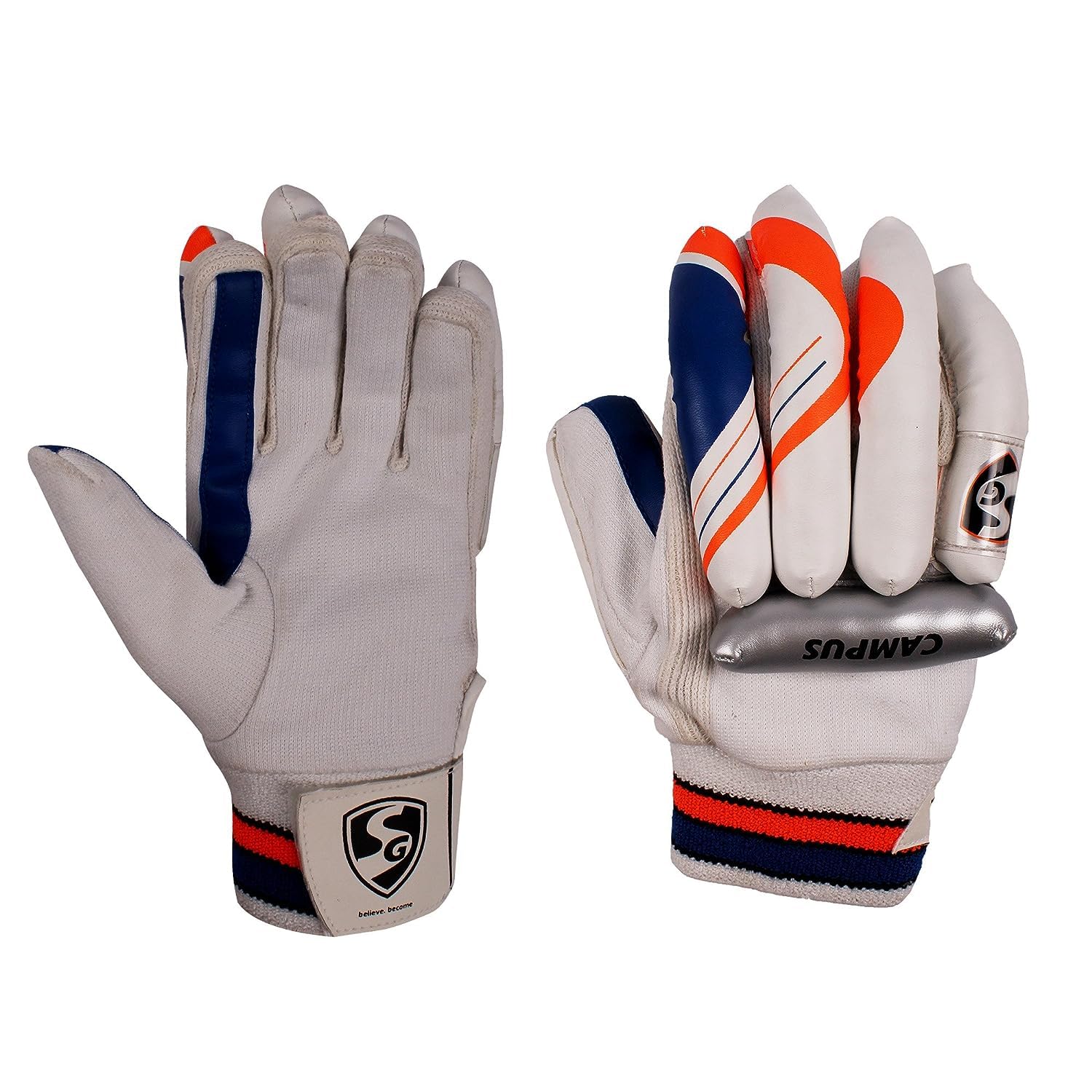 SG Campus Cricket Batting Gloves | Multicolor | Size: Junior | For Left-Hand batsman-picture-29