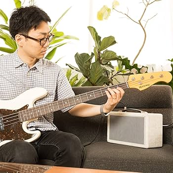 Amazon.co.jp: Louis LBA-10 Milkey White ベースアンプ 10W ミルキー