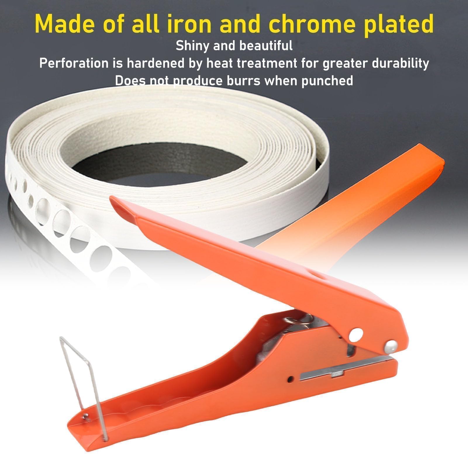 Perforatrice 10 MM, Perforatrice Tenaglia Fustellatrice, Carichi Pesanti Perforatore, Perforatore Carta Manuale, Chiave Trapano Svasatore per Carte Pvc Fogli Plastica Etichette Progetti Pelletteria