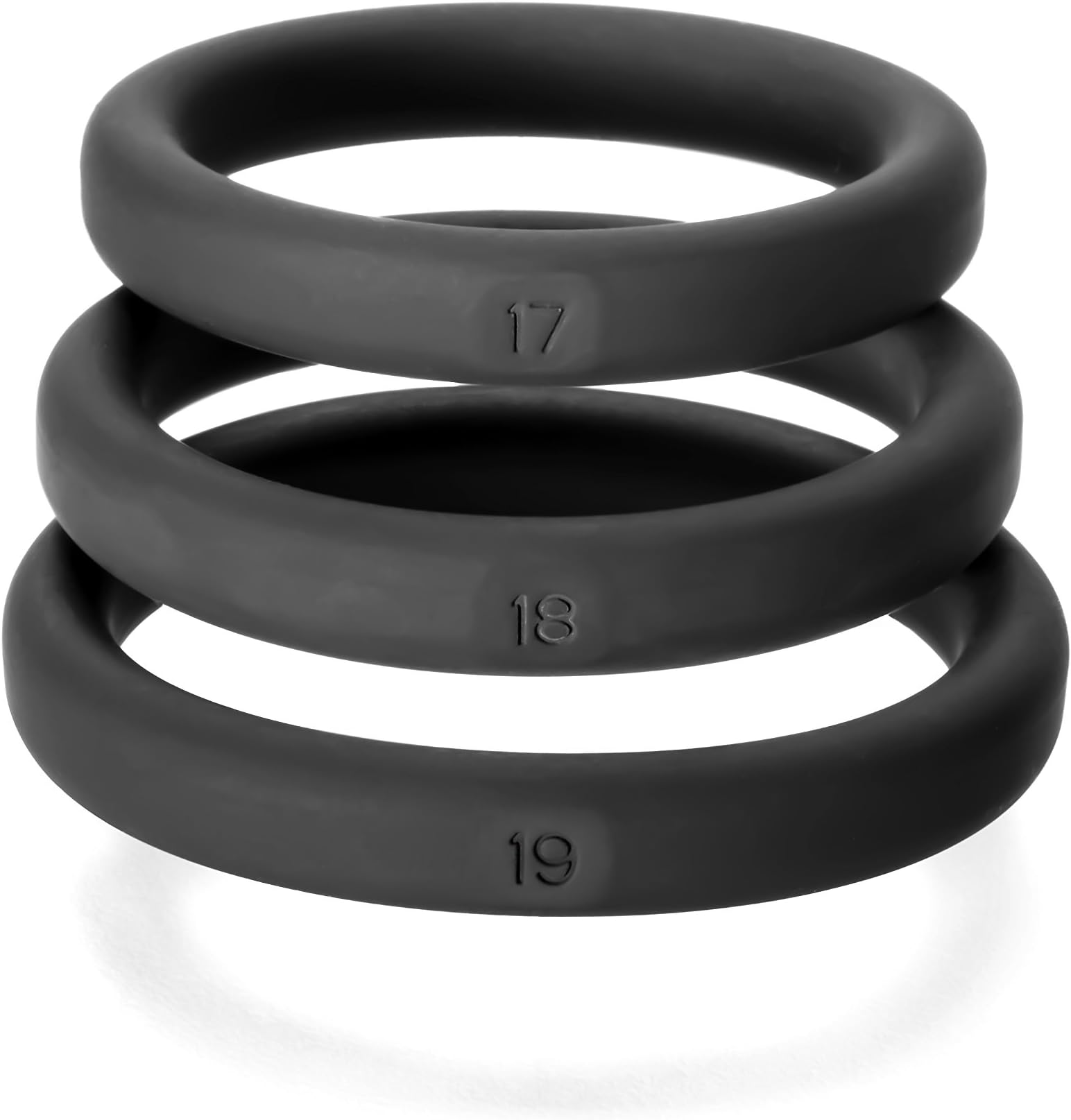Fit Xact-Fit Penis Ring / 3-Pack Size 17, 18 & 19