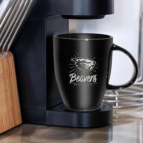 Vista 28 de Rico Industries NCAA - Taza de cerámica con grabado láser, 18 onzas, café y té