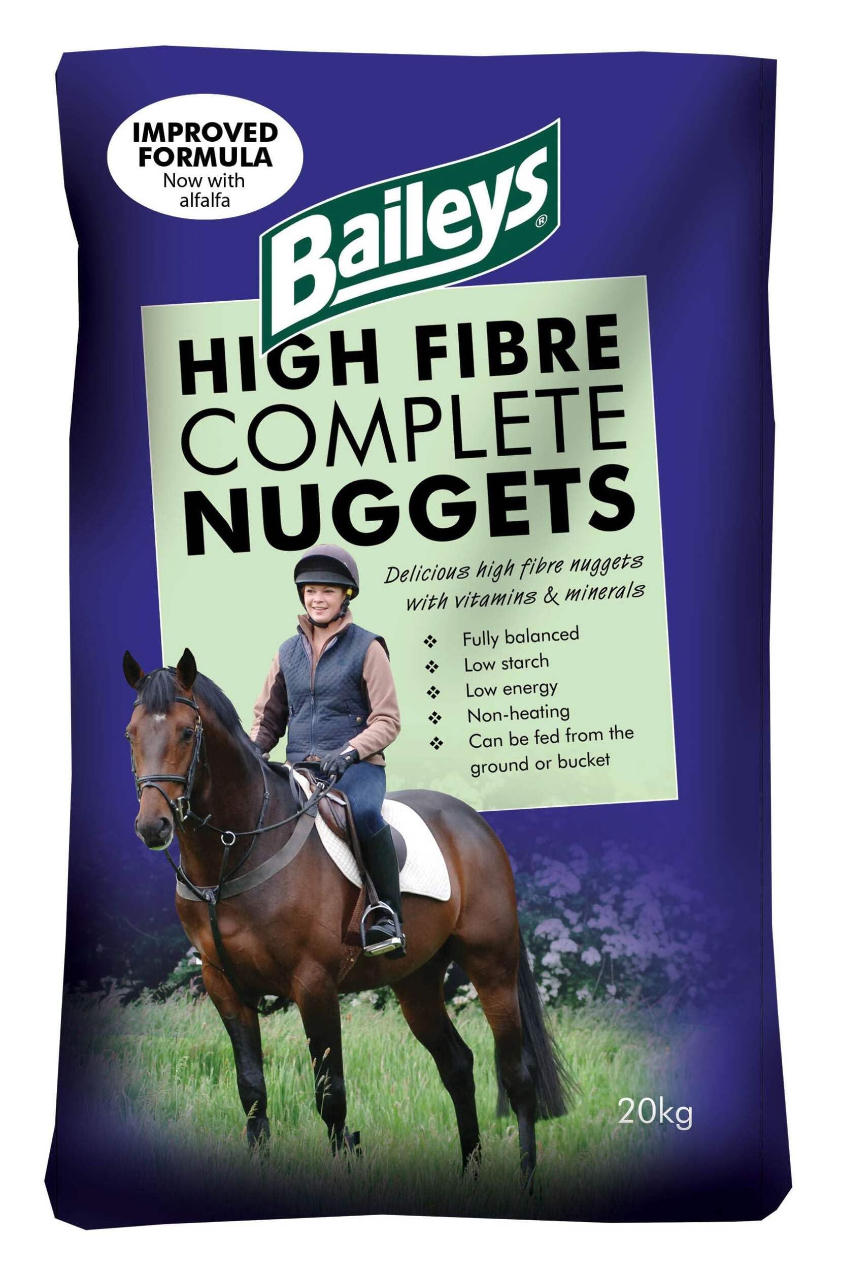 Baileys High Fibre Complete Horse Nuggets 20kg