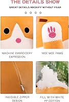 Vista 37 de Cat Soft Plush Pillow Cute Cat Body Pillow, Long Stuffed Cat Plush Cat Stuffed Animal Toy Kitten Long Throw Pillow Gift for Kids White