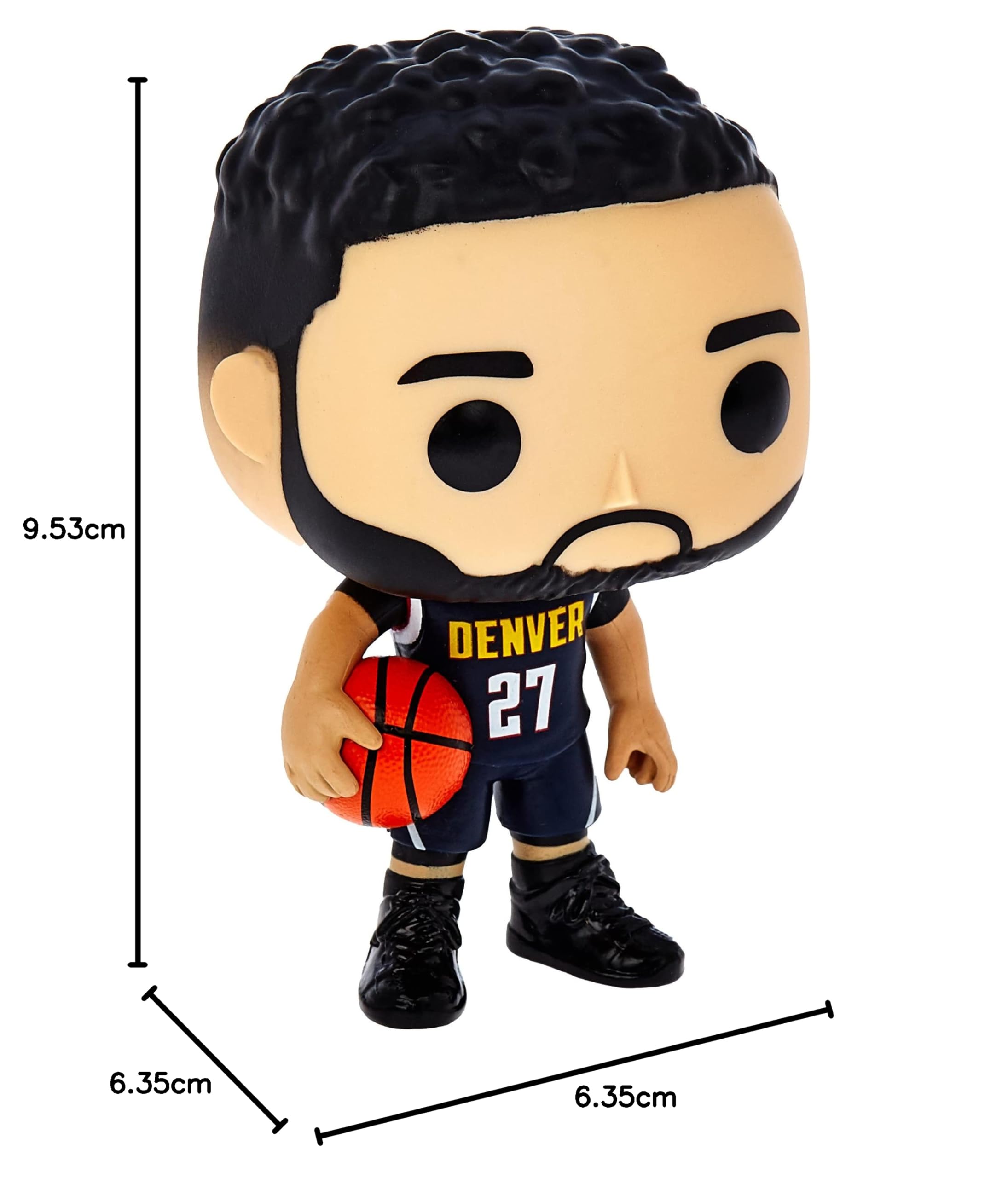 Funko Pop! NBA: Nuggets - Jamal Murray - (Dark Blue Jersey) - Figurine en Vinyle à Collectionner - Idée de Cadeau - Produits Officiels - Jouets pour les Enfants et Adultes - Sports Fans