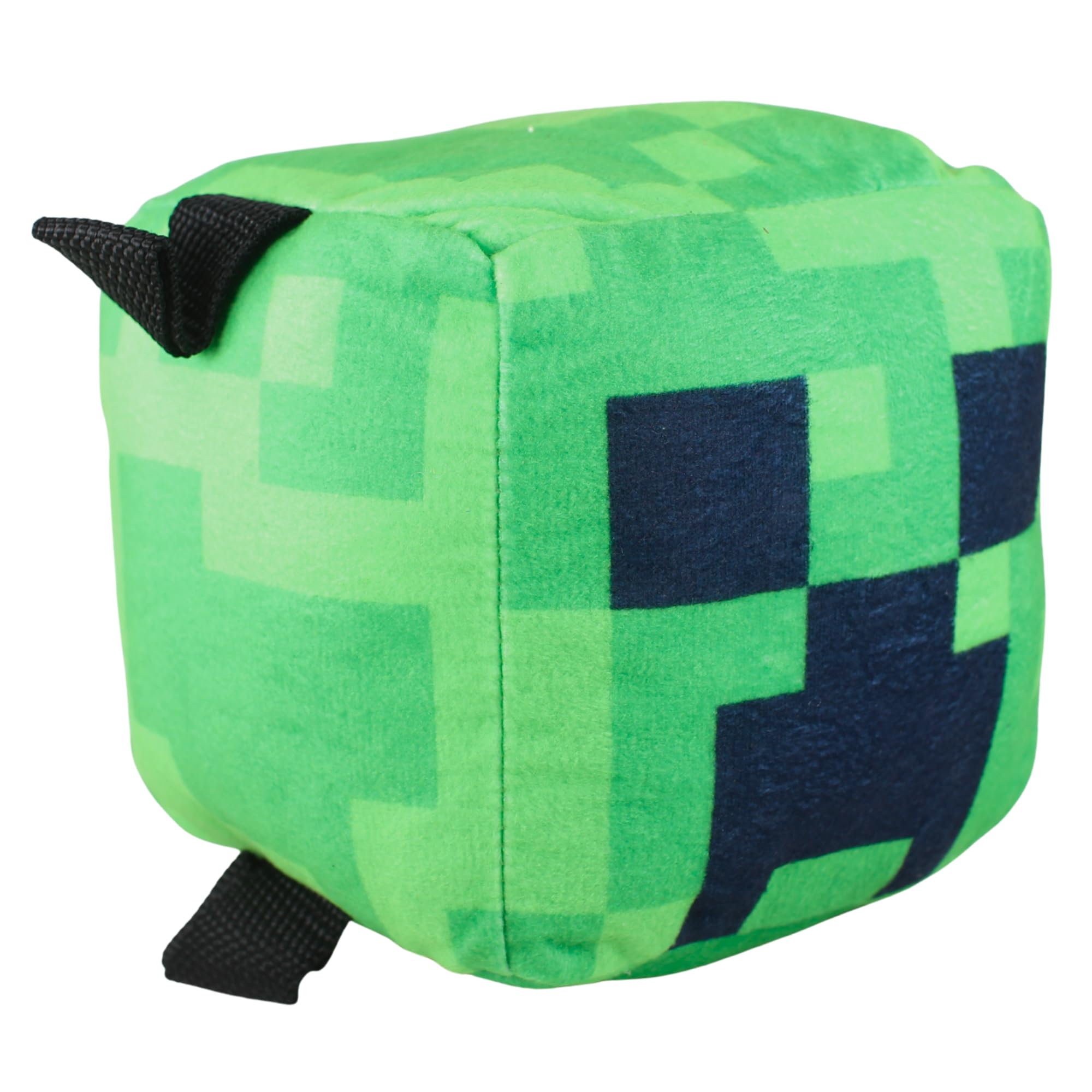 Minecraft 6" 15cm Cubed Soft Pet & Dog Toys With Rope Tags - Creeper - Image 2