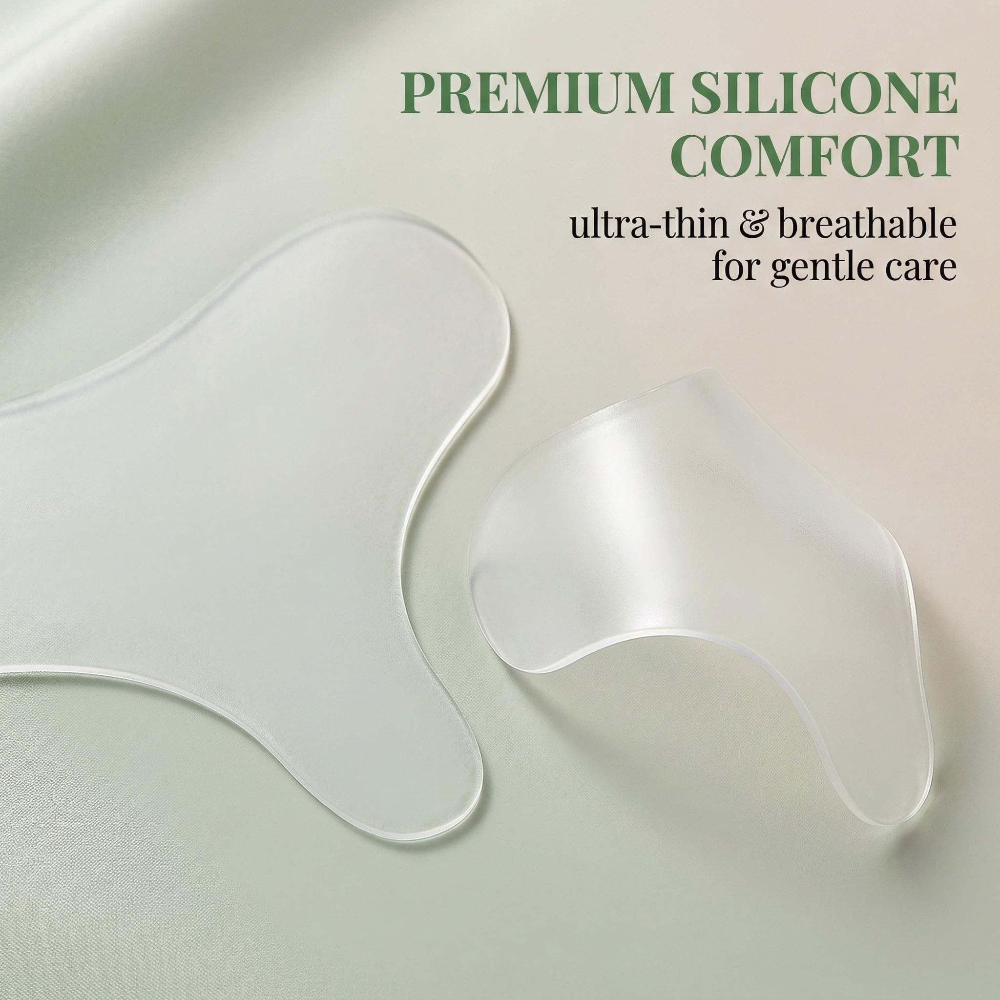 4 Cuscinetti Anti-Rughe per Décolleté in Silicone Trasparente, Anti-Età, Rafforzamento della Pelle e Prevenzione delle Rughe, Cerotti Anti-Rughe Adatti alla Pelle e Facili da Curare per le Donne