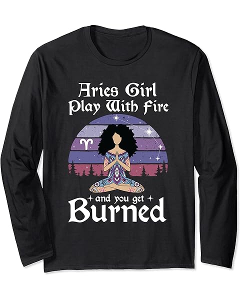 Aries Girl - Astrology Zodiac Sign Horoscope Long Sleeve T-Shirt