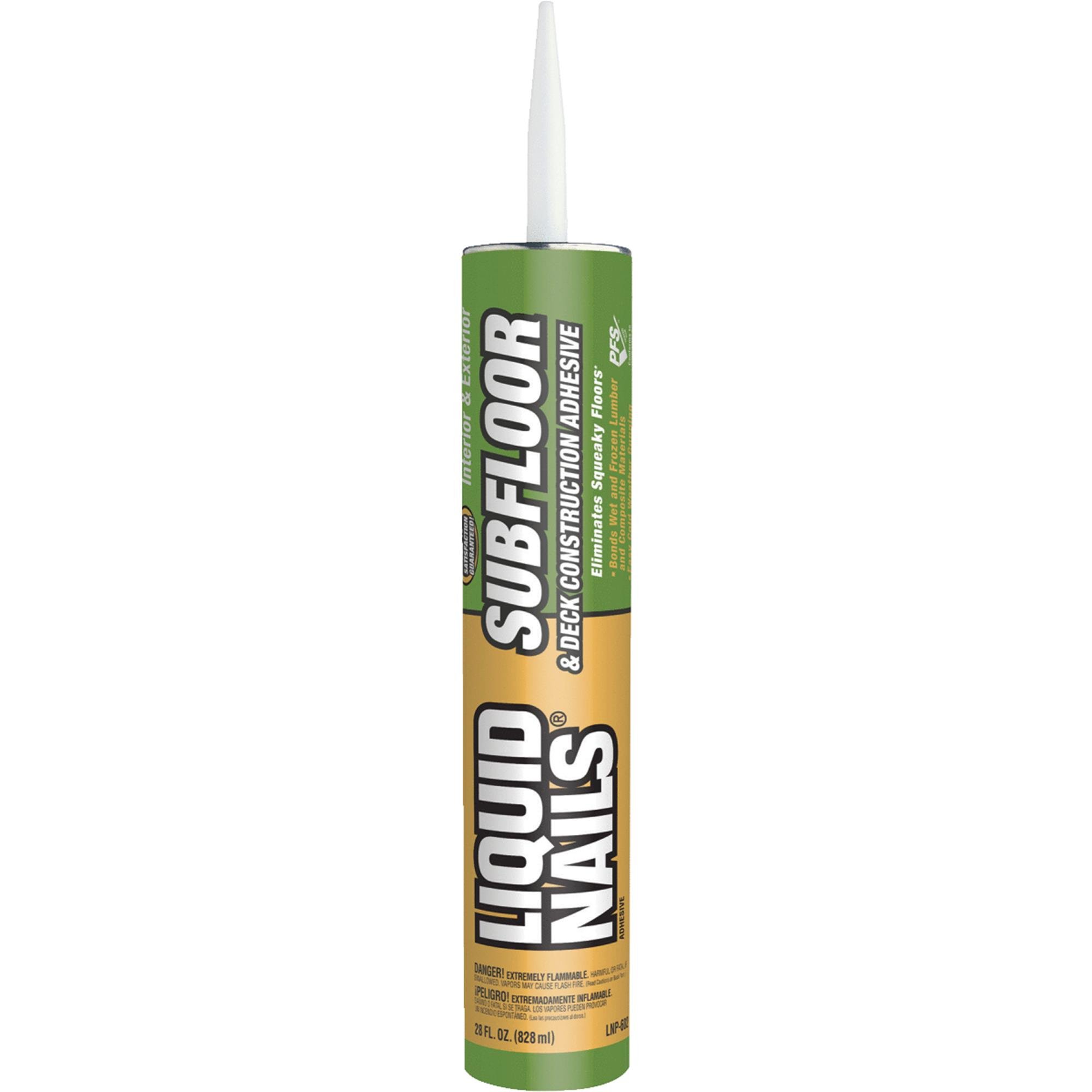 Liquid Nails For Subfloors And Decks Adhesive12