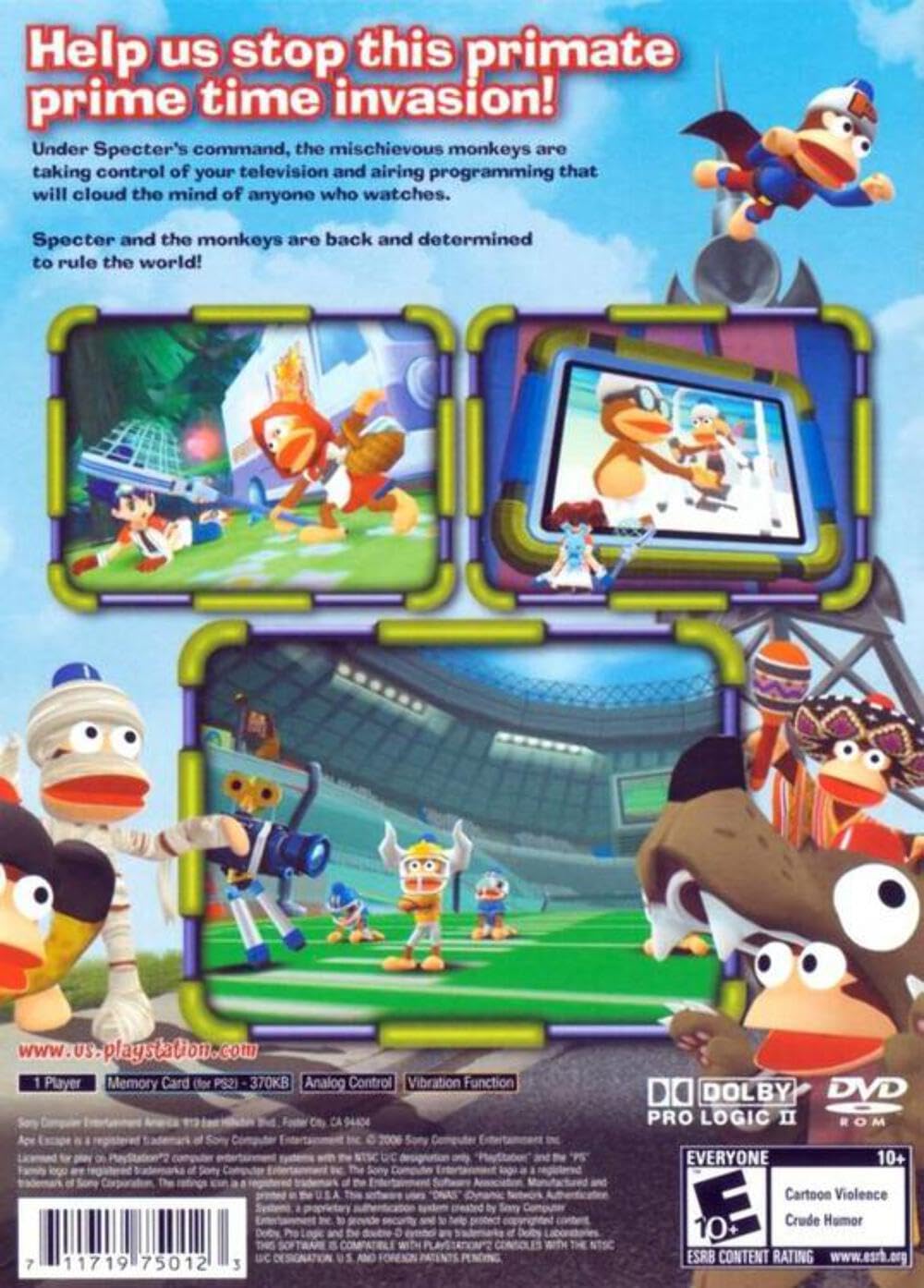 Amazon.com: Ape Escape 3 - PlayStation 2 : Video Games