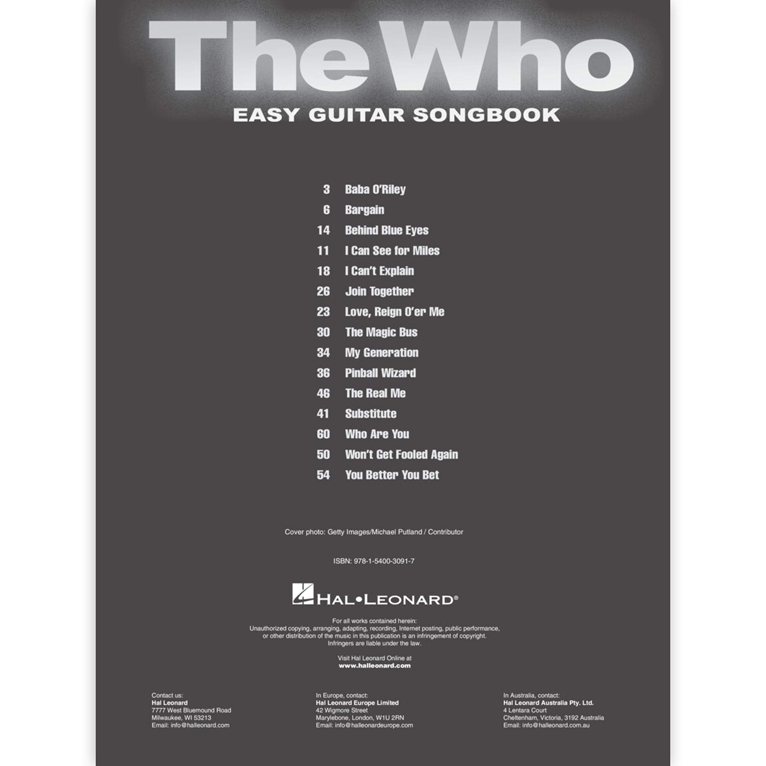 The Who - Easy Guitar Songbook - Image 3