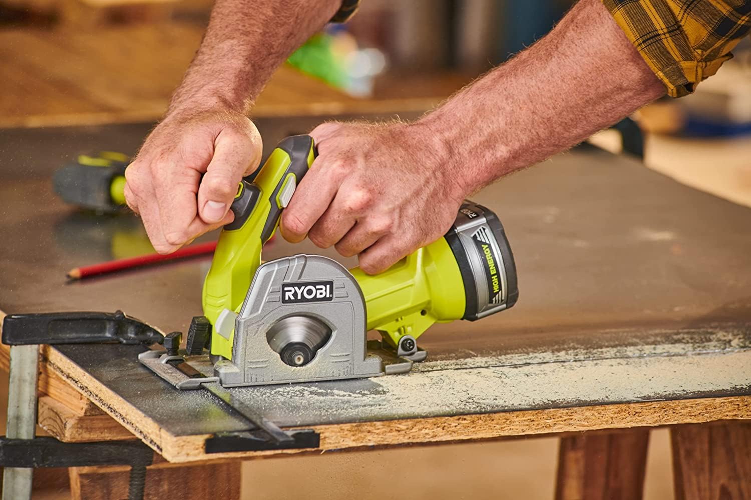 Ryobi R18MMS-0 Sega circolare multi-materiale 85 mm 18V