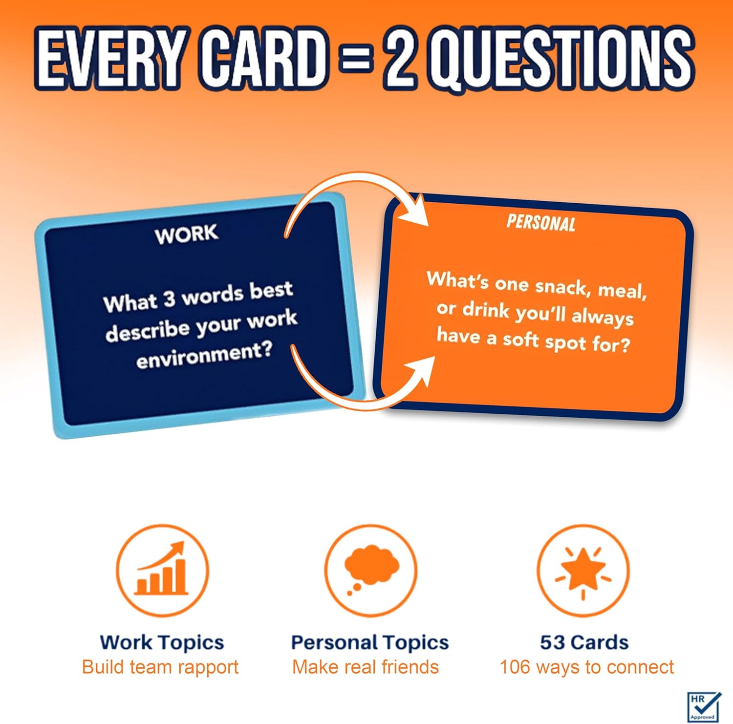 Team Building Games for Work Bundle - 212 Conversation Cards for Coworkers, Meetings & Office Activities - Ice Breaker Game + Deep Conversation Starter Deck for Team Building & Workplace Engagement