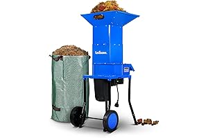Landworks Electric Mulcher Chipper Shredder, Blazing Performance for Gardeners