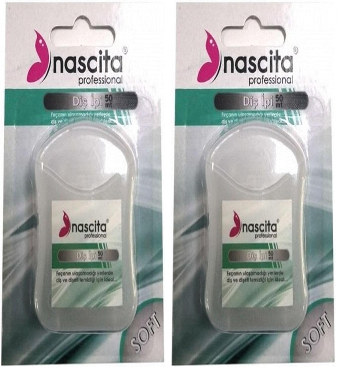 Nascita Profesyonel Yumuşak Diş İpi (1 x 50 m) 2li paket