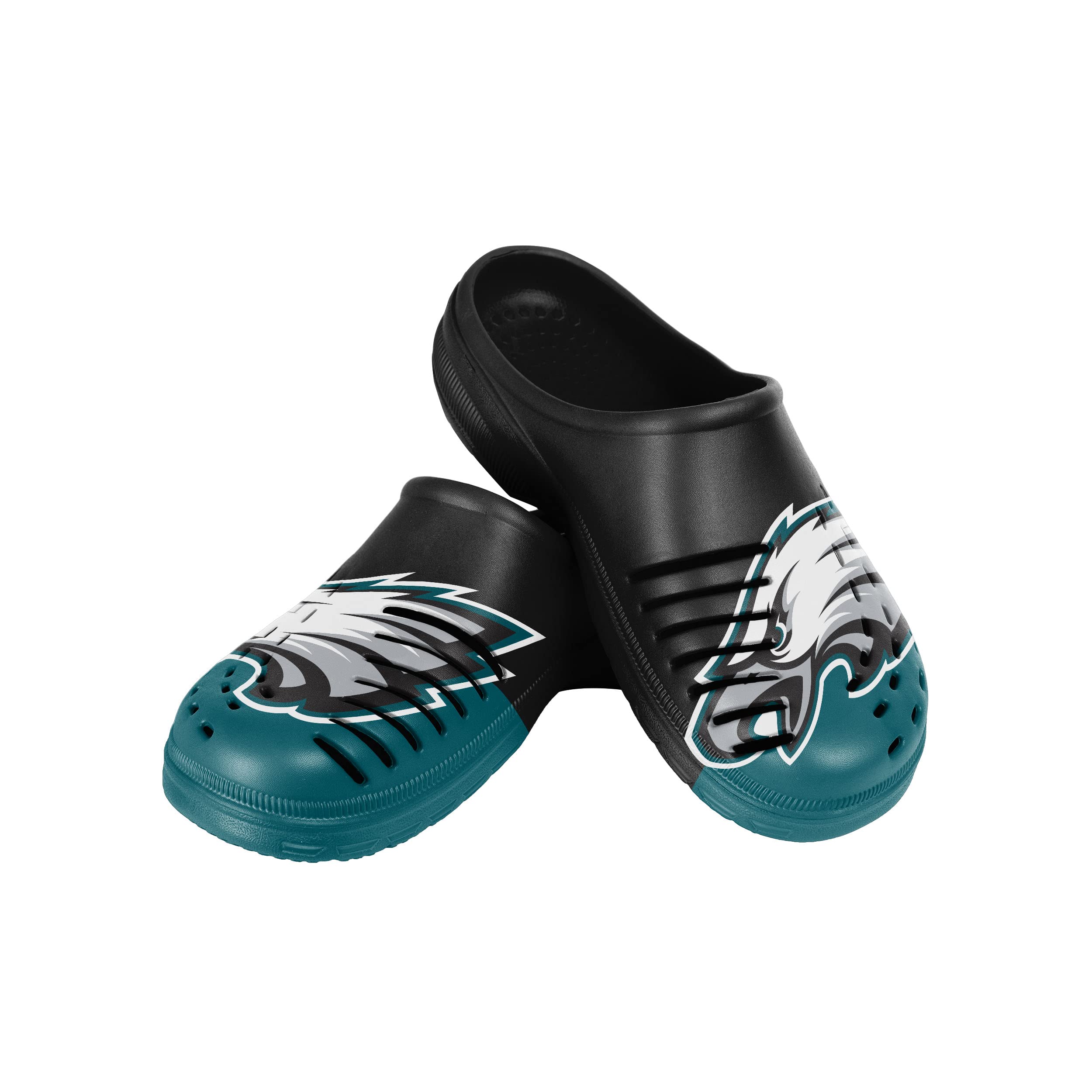 FOCO Men's NFL Team Logo Garden Water Sandals Shoes Slipper Clogs