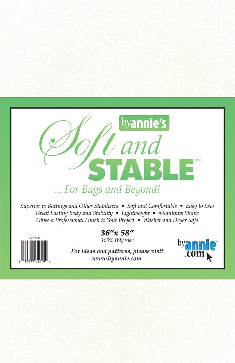 ByAnnie's Soft and Stable Fabric, 36 by 58-Inch, White (Limited Edition)