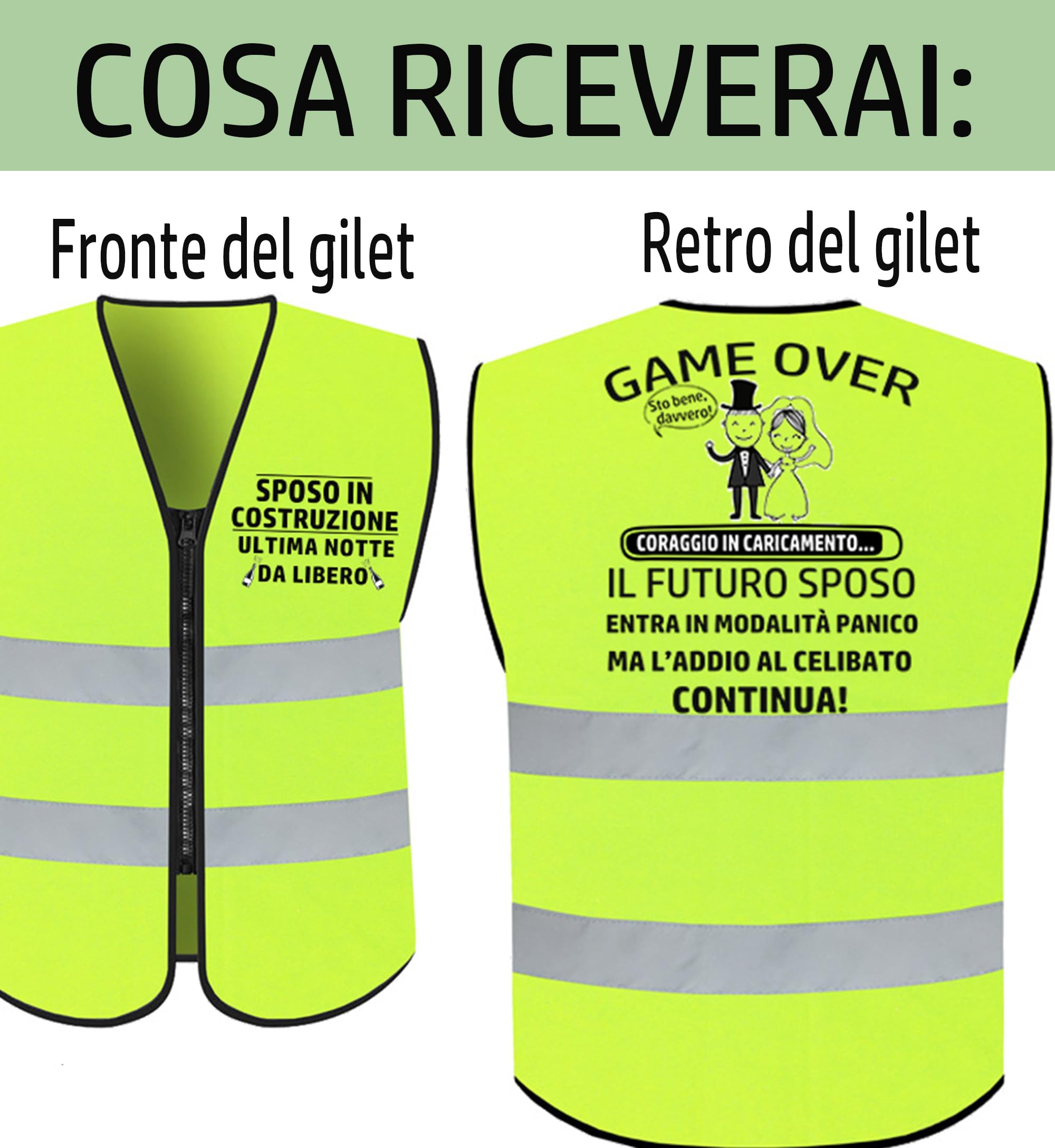 Addio al Celibato Gadget Divertente – 14pz Regalo per Sposo"Game Over" + Spilla Sposo + 12 Spille "Amico dello Sposo" – Kit Divertente per Festa di Addio al Nubilato Uomo e Regalo per Futuro Marito