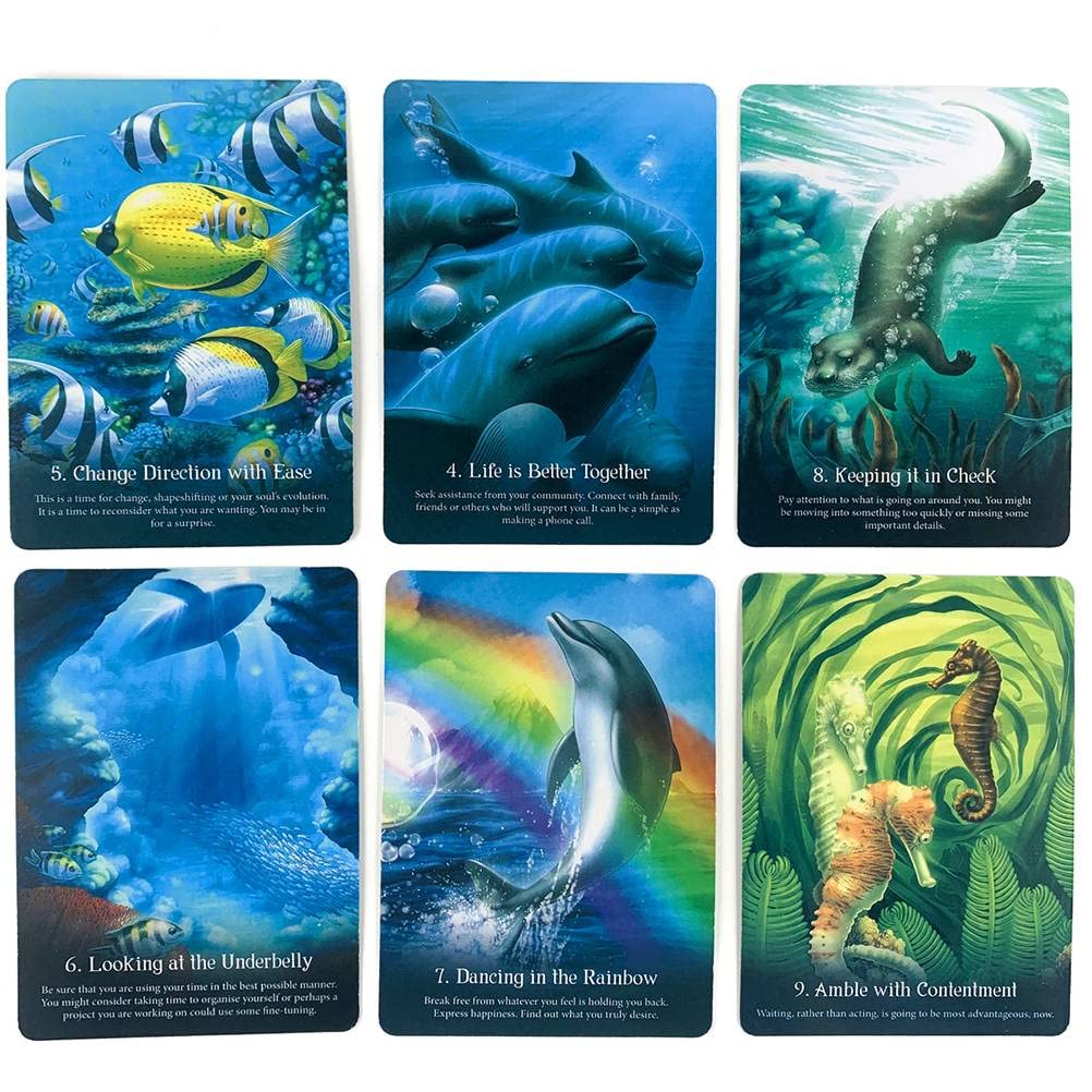 値下げ　Ocean Oracleカード Amazon.com: GZSYXHJYXGS Ocean of Wisdom Oracle Card, Under The Sea
