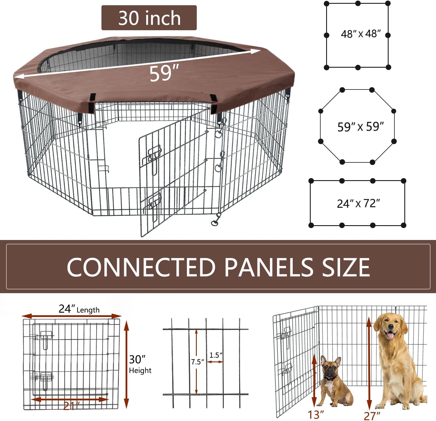 Ultimate Guide to NEZUC 8-Panel Foldable Dog Playpen: Safe Play for Your Pets!