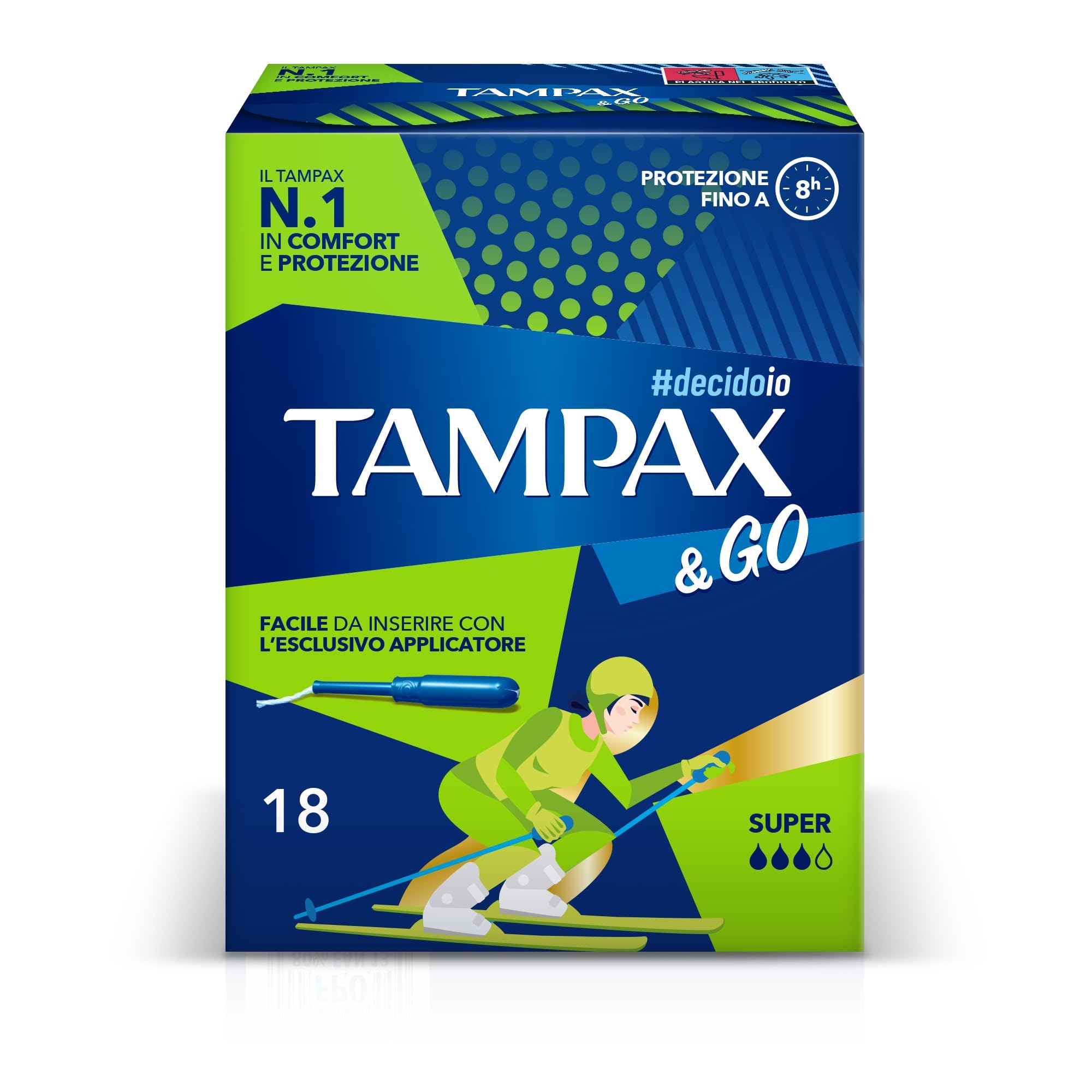 TAMPAX &GO SUPER x18